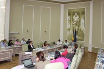 Round table discussion at Ministry of Justice Moldova